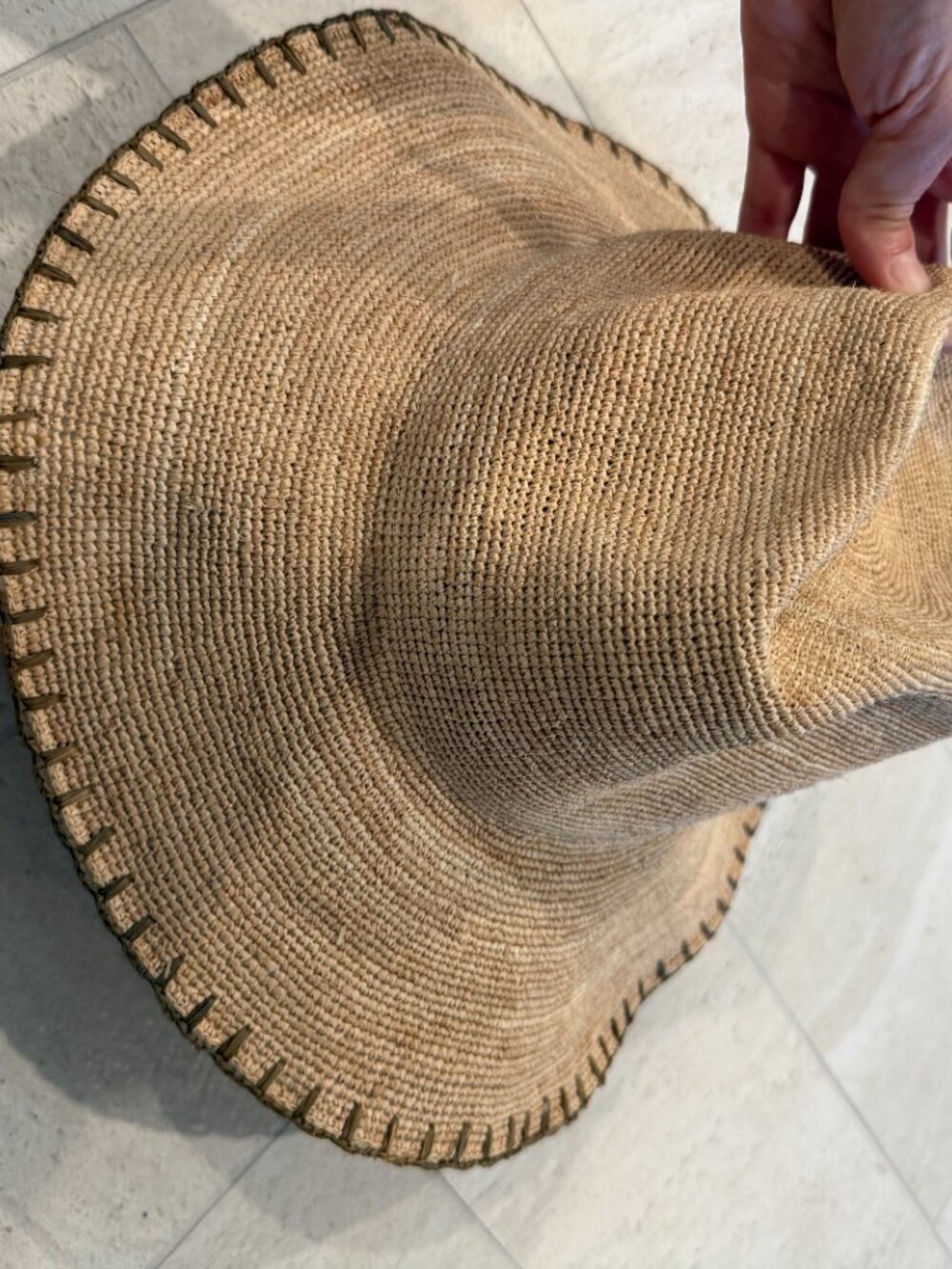 J.McLaughlin Raffia Hat - packable! - Picture 4 of 6